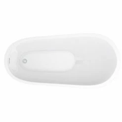 Toreno 1520 Small Modern Slipper Free Standing Bath -Toreno Shop BFRE018 detail2 460