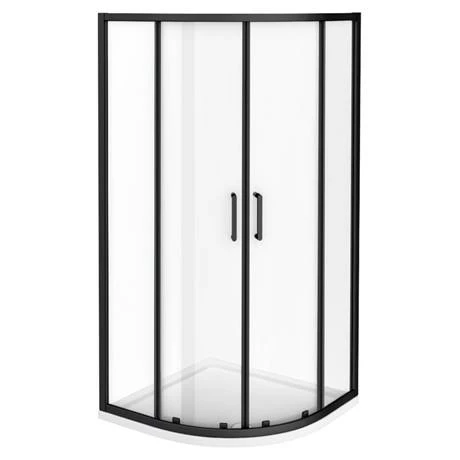 Toreno Matt Black 900 X 900mm Quadrant Shower Enclosure 3 Toreno Matt Black 900 X 900mm Quadrant Shower Enclosure - Image 3