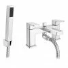 Toreno Modern Chrome Bath Shower Mixer Tap Inc. Shower Kit - CPT7131