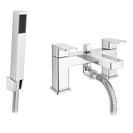 Toreno Modern Chrome Bath Shower Mixer Tap Inc. Shower Kit - CPT7131 1 Toreno Modern Chrome Bath Shower Mixer Tap Inc. Shower Kit - CPT7131