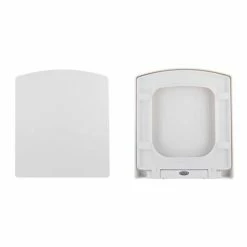Toreno Gloss White WC Unit With Cistern + Slimline Soft Close Seat W500 X D200mm -Toreno Shop CUBO BTW d1 460