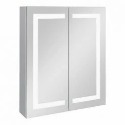 Toreno 600x700mm LED Illuminated 2-Door Mirror Cabinet Incl. Motion Sensor - MIR014 -Toreno Shop MIR014 nd1 460