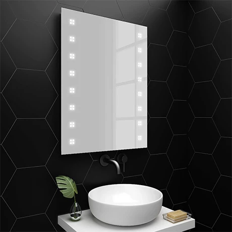 Toreno 800x600mm LED Illuminated Mirror Inc. Touch Sensor, Anti-Fog & Shaving Socket 1 Toreno 800x600mm LED Illuminated Mirror Inc. Touch Sensor, Anti-Fog & Shaving Socket