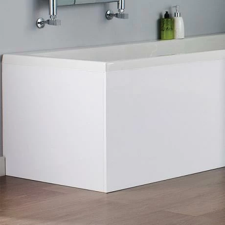 Toreno White MDF 700mm End Bath Panel - NMP131 2 Toreno White MDF 700mm End Bath Panel - NMP131 - Image 2