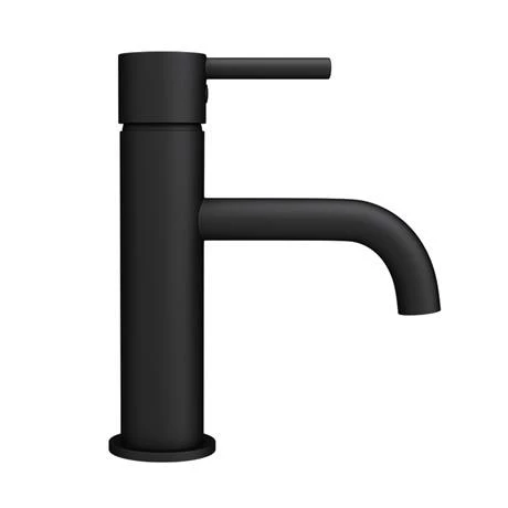 Toreno Matt Black Round Basin Mono Mixer Tap 5 Toreno Matt Black Round Basin Mono Mixer Tap - Image 5