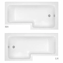 Toreno L-Shaped 1500 Complete Bathroom Package -Toreno Shop TRCBS15 d4 460