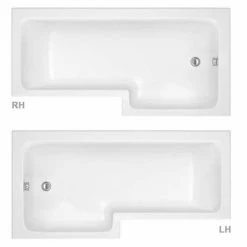 Toreno L-Shaped 1700 Complete Bathroom Package -Toreno Shop TRCBS d1 460